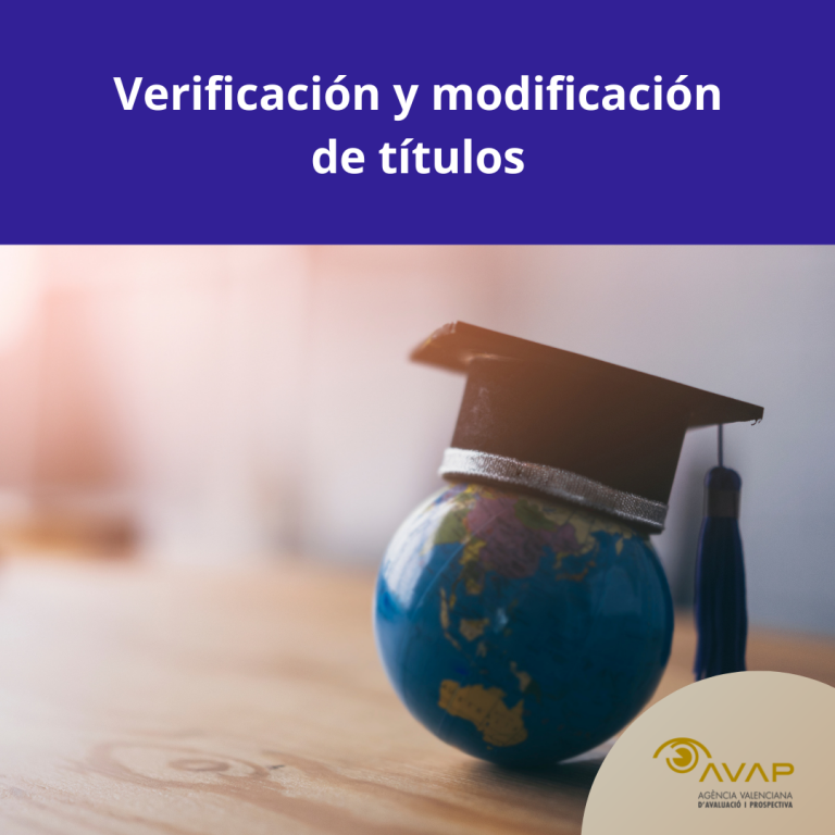 Verificación Verificación y modificación de títulos