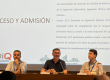 Javier Oliver, director general de la AVAP, junto a otros ponentes en la mesa redonda sobre gestión de los títulos de Ingeniería Química durante el VIII Congreso de Innovación Docente en Ingeniería Química (CIDIQ 2026) en la UPV, con una proyección de fondo sobre criterios de acceso y admisión.