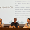 Javier Oliver, director general de la AVAP, junto a otros ponentes en la mesa redonda sobre gestión de los títulos de Ingeniería Química durante el VIII Congreso de Innovación Docente en Ingeniería Química (CIDIQ 2026) en la UPV, con una proyección de fondo sobre criterios de acceso y admisión.